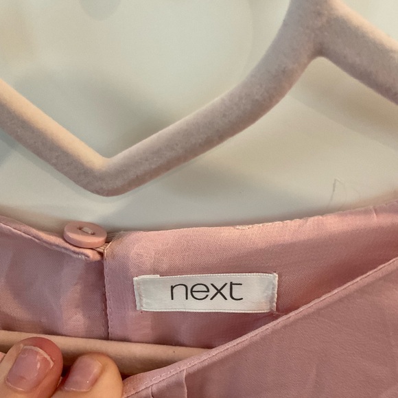 Pink Ruffled Kids Dress - Picture 4 of 5